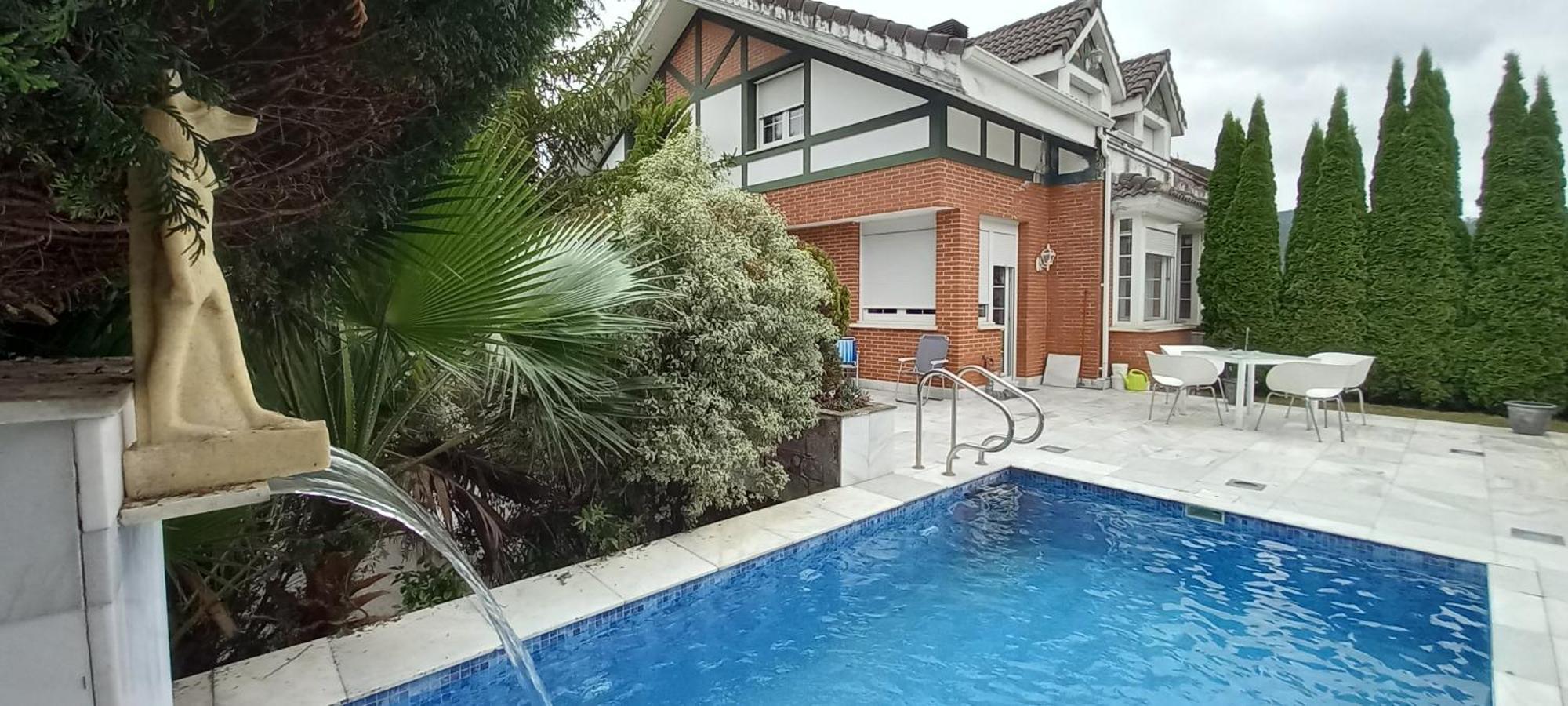 Chalet Con Piscina, Sauna Y Jacuzzi Cerca Del Mar A Media Hora De Bilbao Y Santander El Puente  Luaran gambar